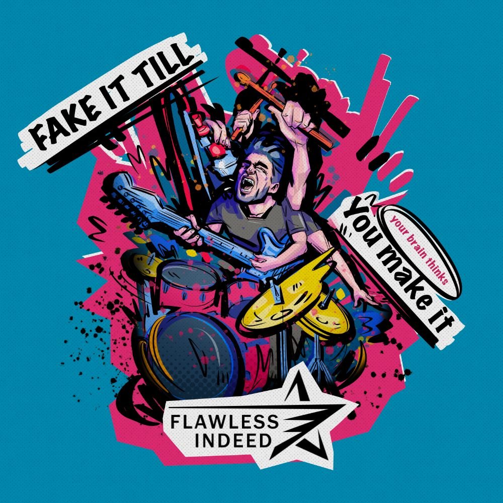Flawless Indeed’s latest EP, “Fake It Till (Your Brain Thinks) You Make It”