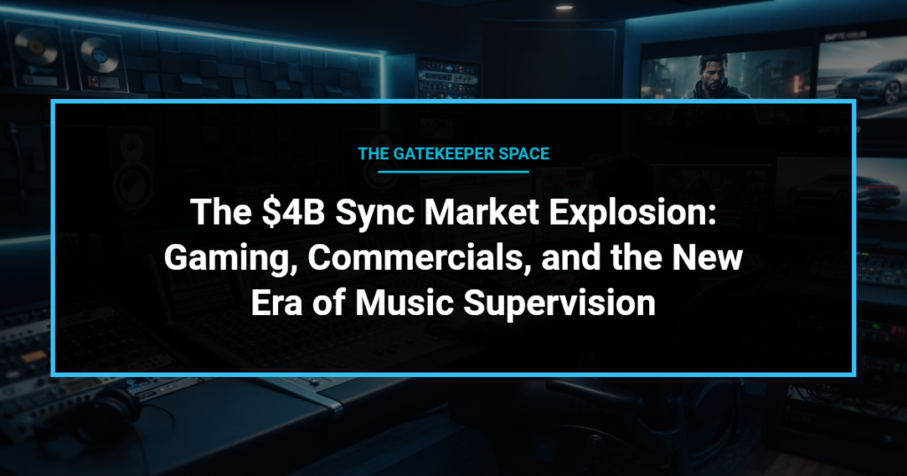 music news - The $4B Sync Market Explosion: Gaming, Commercials, and the New Era of Music Supervision