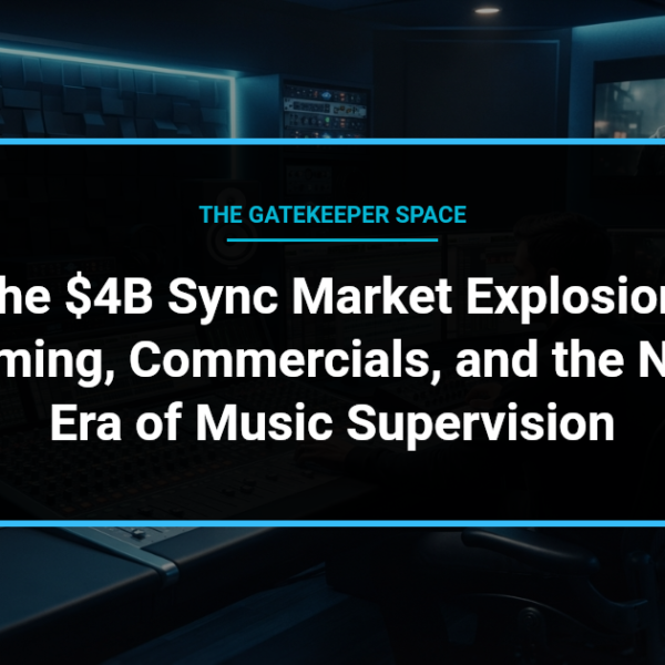 The $4B Sync Market Explosion: Gaming, Commercials, and the New Era of Music Supervision