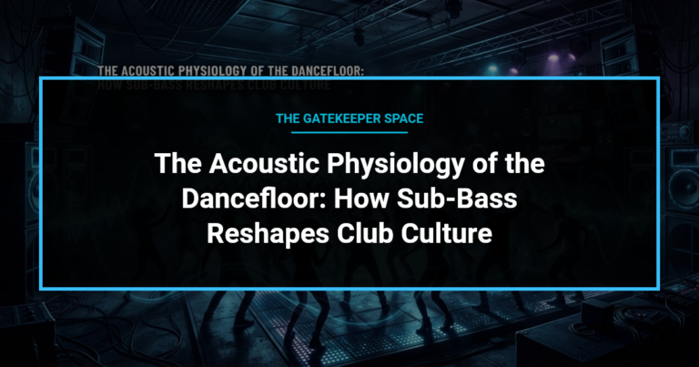music news - The Acoustic Physiology of the Dancefloor: How Sub-Bass Reshapes Club Culture